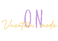 Summer Vacation Sticker by Juwel-lettering