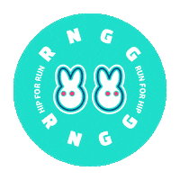 Run 토끼 Sticker by runninggogo