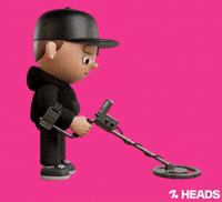 Metal Detector GIF by OneFootball Heads