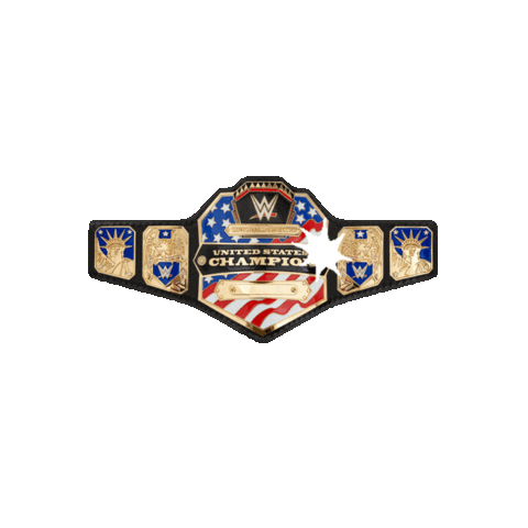 championship belt sport Sticker by WWE