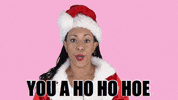 ComedianHollyLogan christmas merry christmas santa holidays GIF