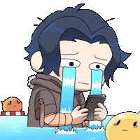 Sad Bad News Sticker by Squishiverse