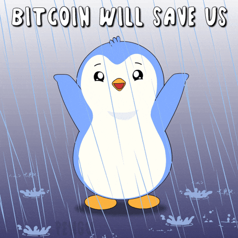 Crypto Pray GIF by Pudgy Penguins
