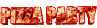 Party Pizza Sticker by AnimatedText