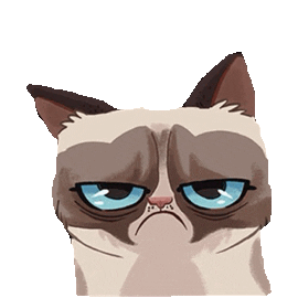 grumpy cat STICKER by imoji