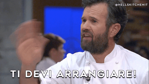 angry carlo cracco GIF by Hell's Kitchen Italia