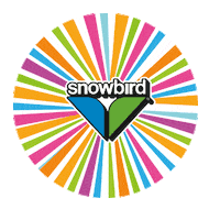 Skiing Snowboarding Sticker by Snowbird