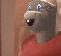 happy excited nft unicorn lfg GIF