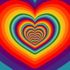 Rainbow Love GIF