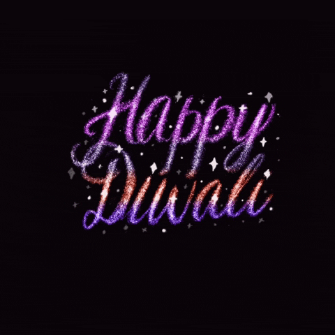 Festival Of Lights Typography GIF