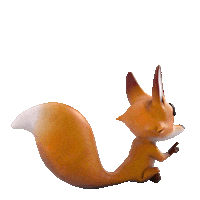 Fox Strider Sticker by K12