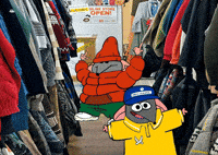 Thrift Shop Fashion GIF