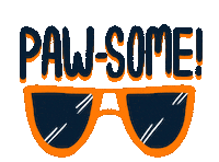 kayleathers awesome sunglasses shades pawsome Sticker