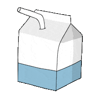 Light Blue Food Sticker