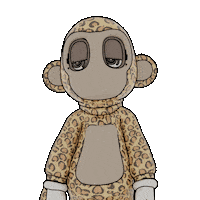 Monkey Sticker