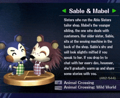 Animal Crossing Trophy GIF