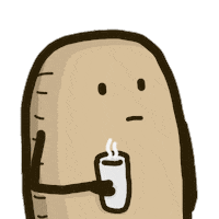 Coffee Potato Sticker