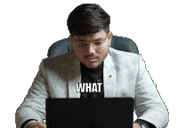 Shock What Sticker by Raghav Bansal