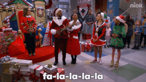 Christmas Carol Singing GIF by Nickelodeon