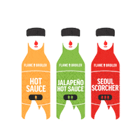 Hot Sauce Cheers Sticker by Flame Broiler