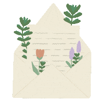 Flowers Letter Sticker