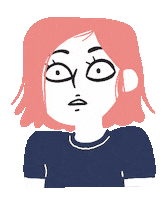 Angry Girl Sticker