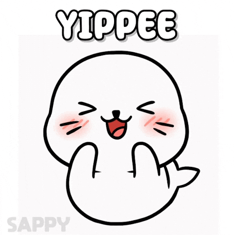 Happy So Excited GIF by Sappy Seals