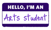 Hello Sticker by UBC Arts