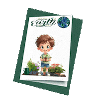 Boys Girls Earth Day Sticker