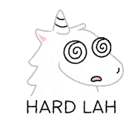 Awkward Lah Sticker by Creative Unicorn