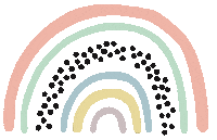 Rainbow Sticker by Nadine Chaignat