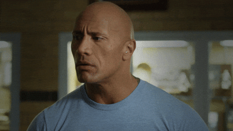 Celebrity gif. An agreeable Dwayne The Rock Johnson nods his head and says, “Hey, cool.”