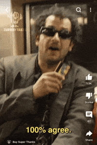One Hundred Percent Agree GIF by the innernette