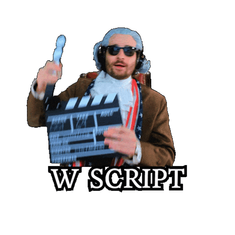 Plot Twist Movie Script Sticker
