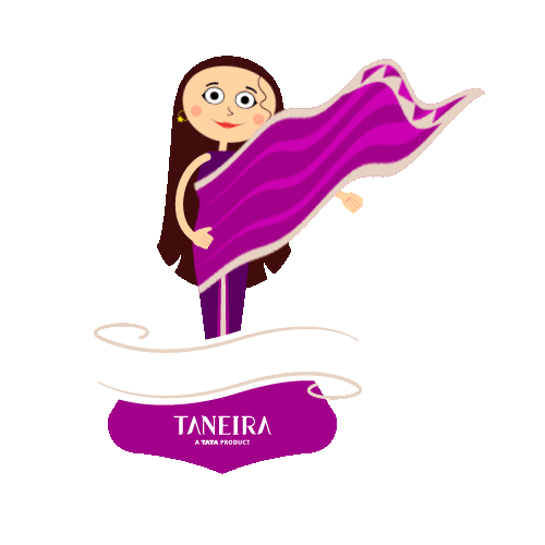 Saree Sticker by TaneiraSarees
