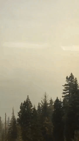 'Apocalyptic' Scene as Sierra Nevada Mountains Cloaked in Smoke From Caldor Fire
