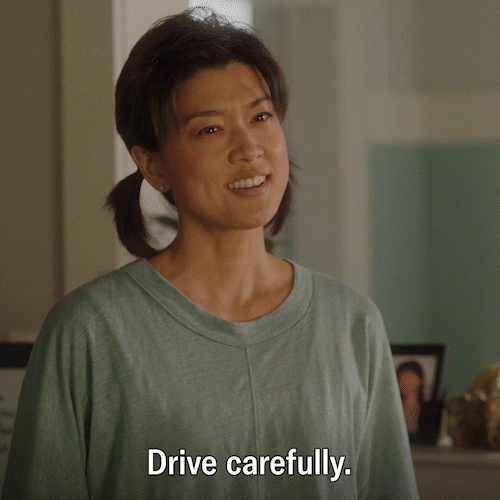 Driving Grace Park GIF by ABC Network