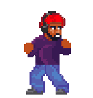 Kick Aladdin Sticker by Ant Clemons World