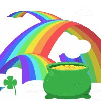 March 17 Rainbow GIF by Pudgy Penguins