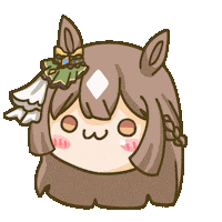 Pretty Derby Uma Musume Sticker by Fluffy the Thunder God 雷神阿毛