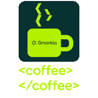 Coffee Coding Sticker by Smarkia