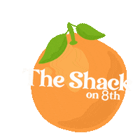 TheBeachNut cute beach orange bar Sticker
