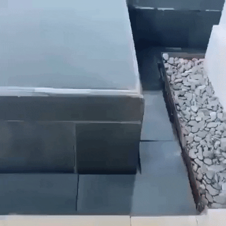 GifVif giphyupload breaking the surface tension of water GIF