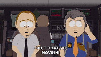 government trepidation GIF by South Park 