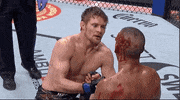 Mixed Martial Arts Hug GIF by UFC