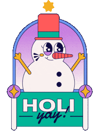 artsydorothy happy christmas retro holiday Sticker