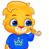 Party Celebrate Sticker by Lucas and Friends by RV AppStudios