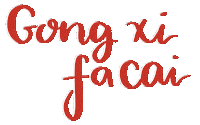 New Year Gong Xi Fa Cai Sticker
