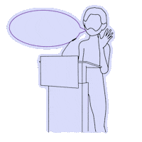 Rede Sticker by Lucie Gerstmann