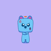thedoodlycat cat angry cats mad GIF